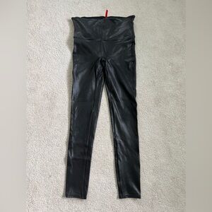 Spanx Faux Leather black Leggings